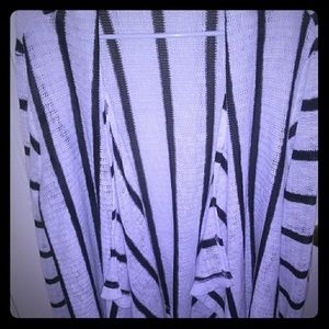 Black and white sweater cardigan